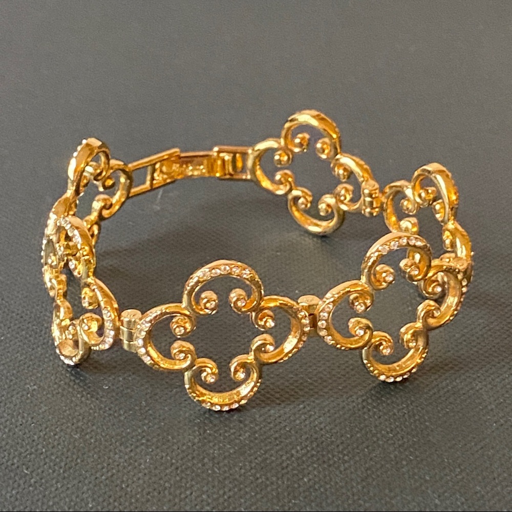 Brighton CRYSTAL BREEZE Gold Bracelet